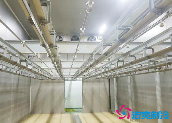 屠宰場建造200噸豬肉排酸冷庫安裝造價多少錢？-浩爽制冷